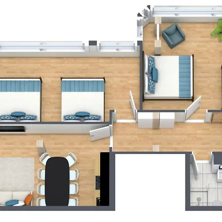 Valemi New Premium & Huge, 2bathroom, Supercentral, Freeparking, Up To 8-16 Guests 公寓 *