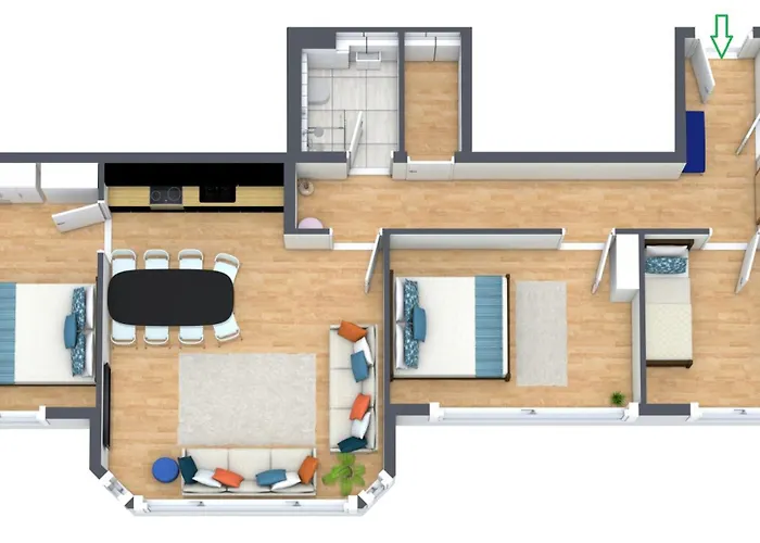 Valemi New Premium & Huge, 2bathroom, Supercentral, Freeparking, Up To 8-16 Guests * ميونيخ