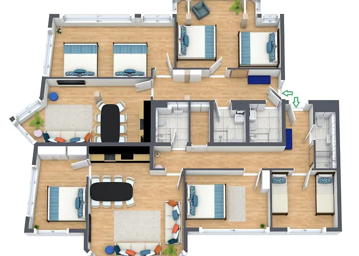 Valemi New Premium & Huge, 2bathroom, Supercentral, Freeparking, Up To 8-16 Guests * ミュンヘン
